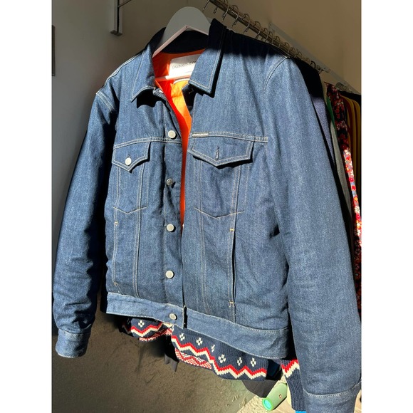 Raf Simons x Calvin Klein Jeans Padded Denim Jacket - Picture 3 of 7